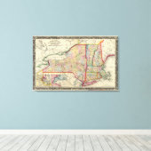 graafschap van de staten van New York Canvas Afdruk (Insitu (Houten vloer))