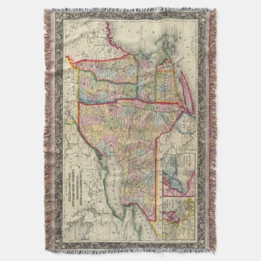 graafschap van de staten van New York Deken (Voorkant Verticaal)