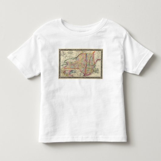 graafschap van de staten van New York Kinder Shirts (Voorkant)