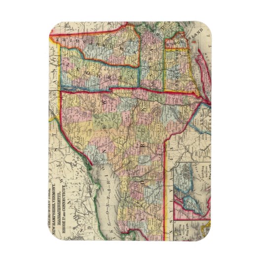 graafschap van de staten van New York Magneet (Verticaal)