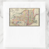 graafschap van de staten van New York Rechthoekige Sticker (Tas)