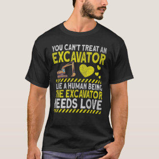 Graafwerker graafmachine graafmachine t-shirt
