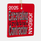 Graafwerkster Buitengewoon DOUANE Keramisch Ornament (Rechts)