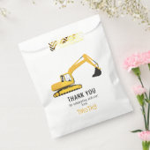 Graafwerktuig Bouwwagens Verjaardagsfeestgunst Bedankzakje (Gezegeld)