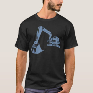 Graafwerktuig Silhouet, Nauwkeurig Ontwerp voor Zw T-shirt