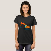 Graafwerktuig Zware Machinevrachtwagenbouw Kind T-shirt (Voorkant volledig)