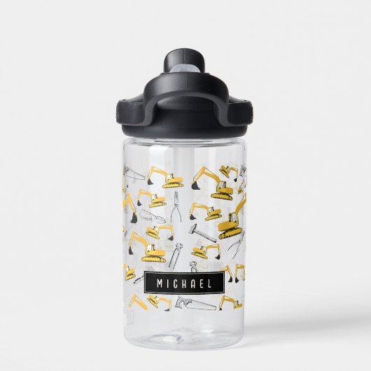 Graafwerktuigbouw Vrachtwagens en Gereedschap Jong Waterfles (Achterkant)