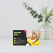 Graafwerkzaamheden, Bosbouw mulching, Landopruimin Visitekaartje (Staand voorkant)