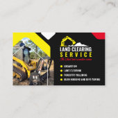 Graafwerkzaamheden, Bosbouw mulching, Landopruimin Visitekaartje (Achterkant)