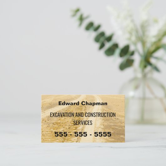 Graafzand Tracks QR Code Visitekaartje (Staand voorkant)