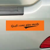 Graag een beetje dennenvlees bumpersticker (Op auto)