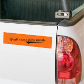 Graag een beetje dennenvlees bumpersticker (Op Truck)