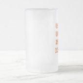 Graag een beetje dennenvlees matglas bierpul (Center)