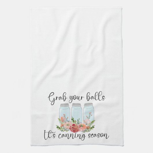 Graag je buik, de pot van het kookhuis theedoek (Verticaal)