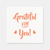 Graag voor u servet (Voorkant)