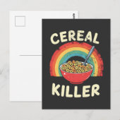 Graal Killer Mannen Food Pun True Crime Briefkaart (Voorkant / Achterkant)