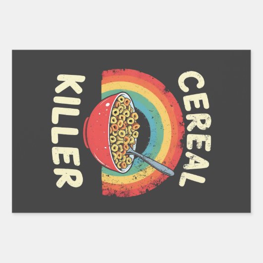 Graal Killer Mannen Food Pun True Crime Inpakpapier Vel (Voorkant)