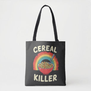 Graal Killer Mannen Food Pun True Crime Tote Bag