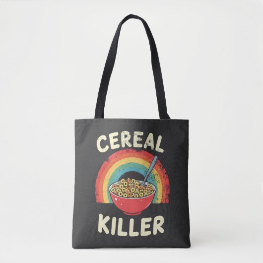 Graal Killer Mannen Food Pun True Crime Tote Bag (Voorkant)