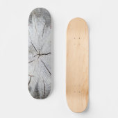 Graan Grauwe pine boom Stump Foto Art 1 Skateboard (Voorkant)