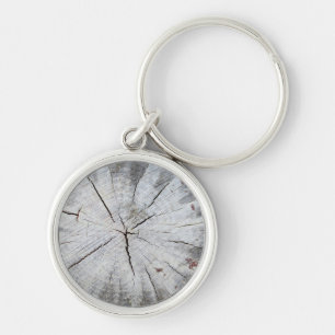 Graan Grauwe pine boom Stump Foto Art 1 Sleutelhanger