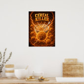 Graan Kosmische Crunch Pret Vibe Poster (Keuken)