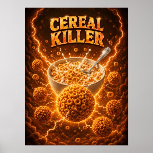 Graan Kosmische Crunch Pret Vibe Poster (Voorkant)