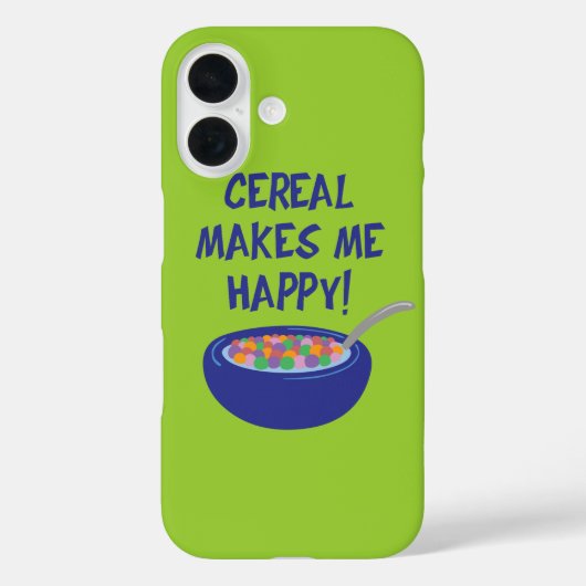 Graan maakt me blij iPhone Case (Achterkant)