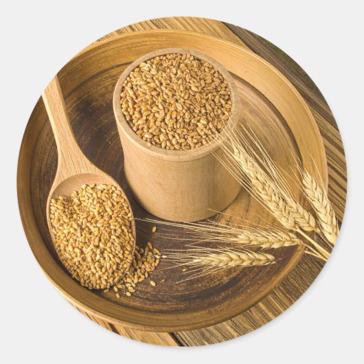 Graan Ronde Sticker (Voorkant)