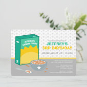 Graan Verjaardagsfeestje Kaart (Staand voorkant)