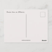 Graanbakken bij stormachtig weer in Illinois Briefkaart (Achterkant)