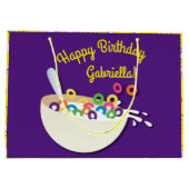 GraanBowl Kinder slaappover Birthday Party Cute Groot Cadeauzakje (Achterkant)