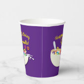 GraanBowl Kinder slaappover Birthday Party Cute Papieren Bekers (Rechts)