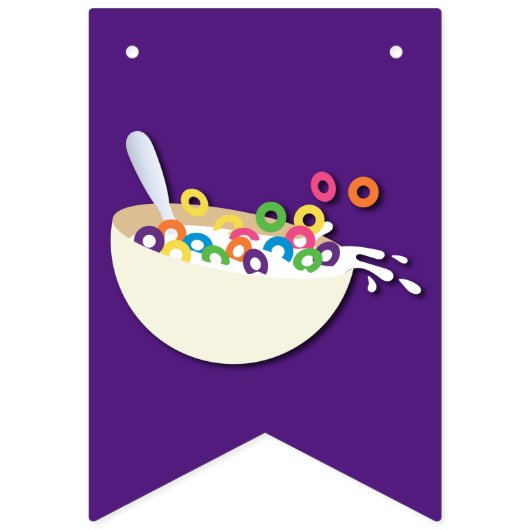 GraanBowl Kinder slaappover Birthday Party Cute Vlaggetjes (Eerste vlag)