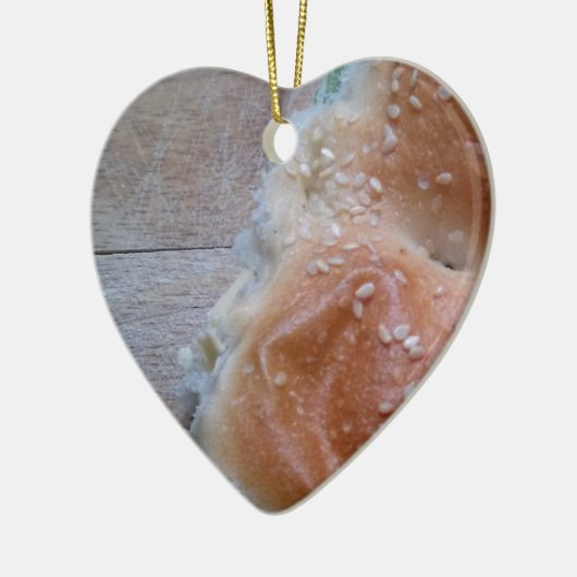 Graanbrood op Houden Shelf, gezonde voeding, Rolls Keramisch Ornament (Links)