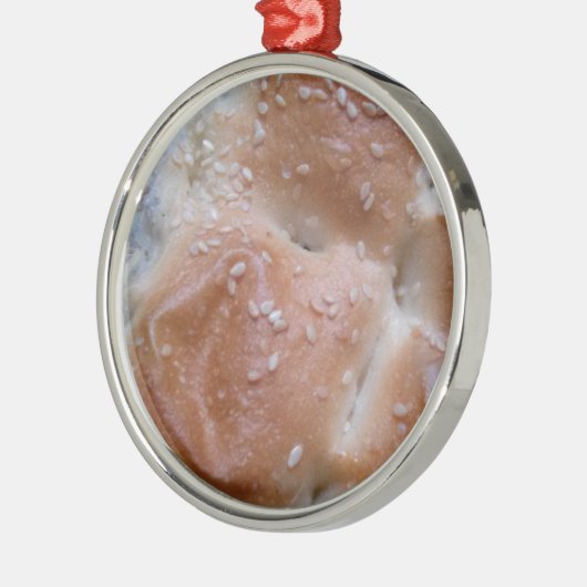 Graanbrood op Houden Shelf, gezonde voeding, Rolls Metalen Ornament (Links)