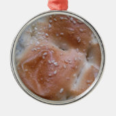 Graanbrood op Houden Shelf, gezonde voeding, Rolls Metalen Ornament (Voorkant)