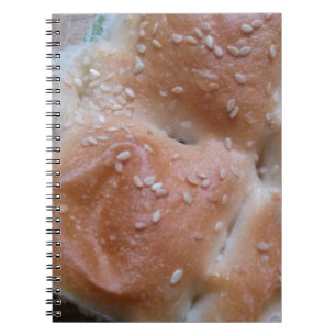Graanbrood op Houden Shelf, gezonde voeding, Rolls Notitieboek