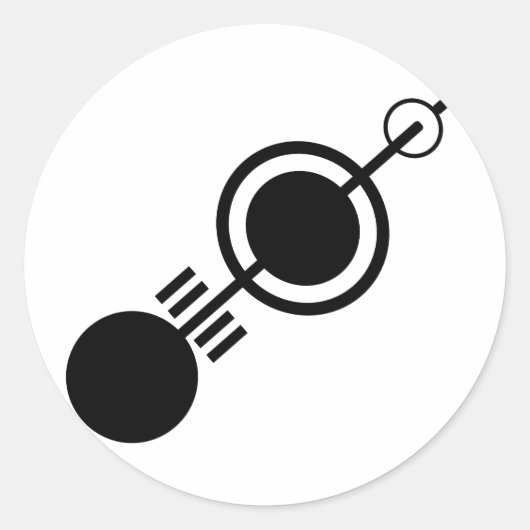 Graancirkel 4 ronde sticker (Voorkant)