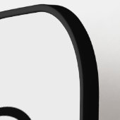 Graancirkel Bloem - Geometrische Kosmische Kunst Pickleball Paddle (Links Detail)