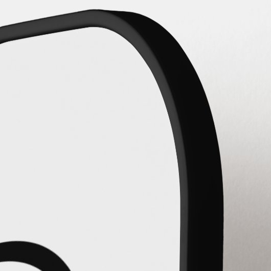 Graancirkel Bloem - Geometrische Kosmische Kunst Pickleball Paddle (Links Detail)