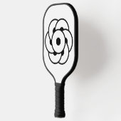 Graancirkel Bloem - Geometrische Kosmische Kunst Pickleball Paddle (Links)