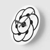 Graancirkel Bloem - Geometrische Kosmische Kunst Ronde Klok (Hoek)