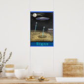Graancirkel UFO Poster (Keuken)
