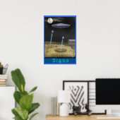 Graancirkel UFO Poster (Thuiskantoor)