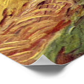 graandoos met kraaien van Vincent van Gogh Poster (Hoek)