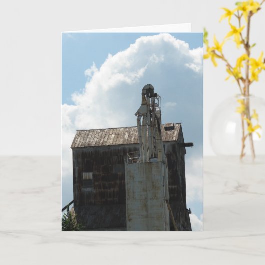 graanelevator verticaal kaart (Gele Bloem)