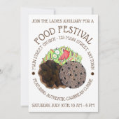 Graanfestival van Kerst en Peras Kaart (Voorkant)