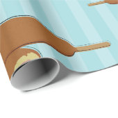 Graanhond illustratie cadeaupapier (Rol Hoek)