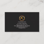 Graankorrel - Zwarte rand - Carrousje Visitekaartje (Achterkant)